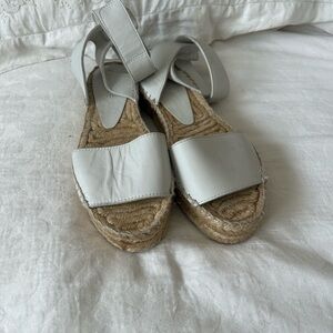 Vince White Espadrille Sandals